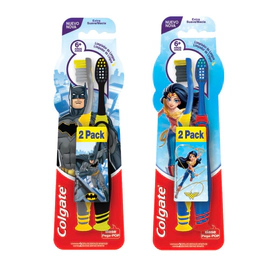 Cepillo de Dientes Colgate Smiles Batman/Wonder Woman 2 U