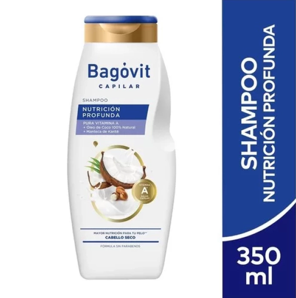 Shampoo Bagovit capilar Nutricion x350ml