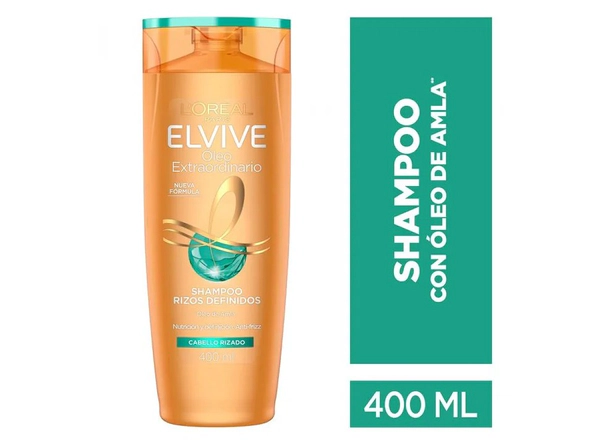 Shampoo Elvive Oleo Extraordinario Rizos Definidos x400ml