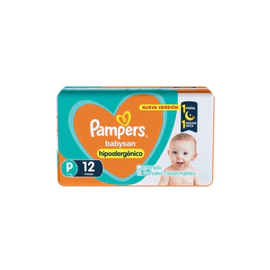 Pañales Hipoalergénicos Pampers Babysan P X12Un