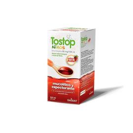 Expectorante Tostop Niños Mucolítico Bronquial Jarabe 120ml