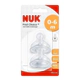 Nuk First Choice Plus Tetina De Silicona 0-6 Meses Medio 2u