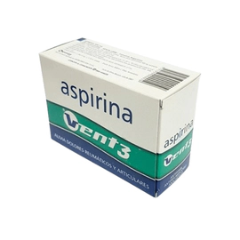 Vent 3 Aspirina 500mg 100 Comprimidos