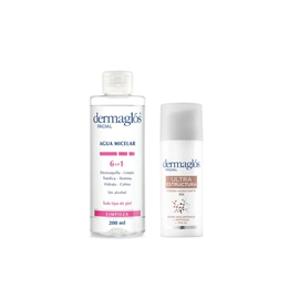 Kit Facial Dermaglós Rutina De Día Ultra Estructura