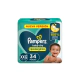 Pañales Pampers Baby Dry Hipoalergénico Talle Xxg 34 Un
