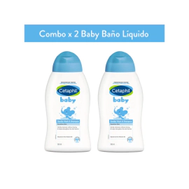 Pack 2 Cetaphil Baby Baño Lí­Quido Y Shampoo