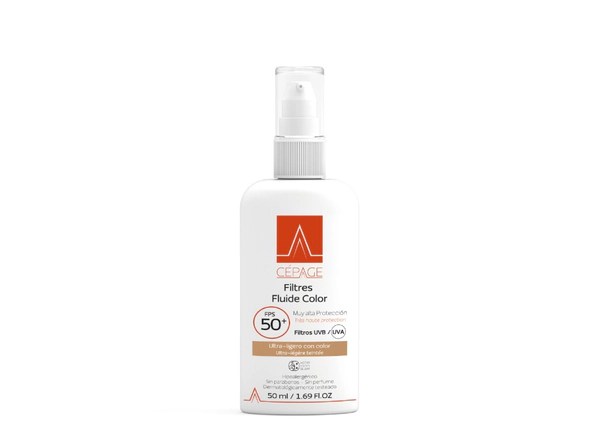 Protector Solar Cepage Fps50 fluido Color x50ml