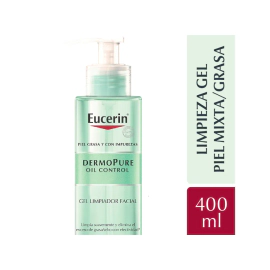 Eucerin Dermopure Oil Control Gel Limpiador 400 Ml