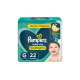 Pañales Pampers Baby Dry Hipoalergénico Talle G 22 Un