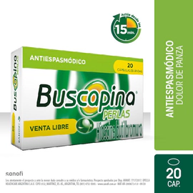 Buscapina Perlas Antiespasmódico 20 Capsulas
