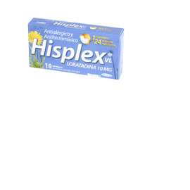 Antialérgico Hisplex Loratadina 10 comprimidos