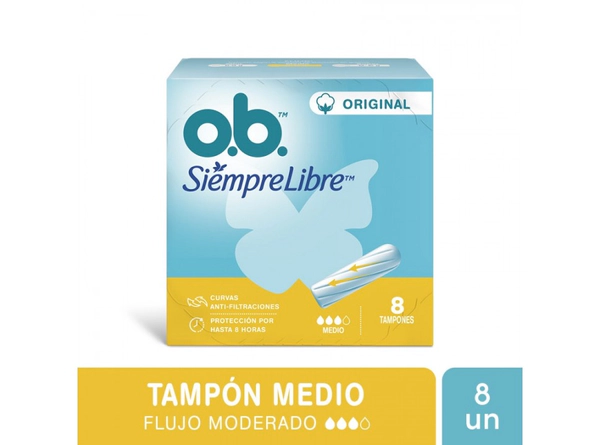 Ob - Tampones Original Medio X 8Uns