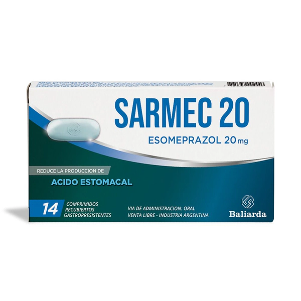 Sarmec 20mg X14 comprimidos
