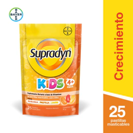 Supradyn Kids Multivitamínico x25 Pastillas Masticables