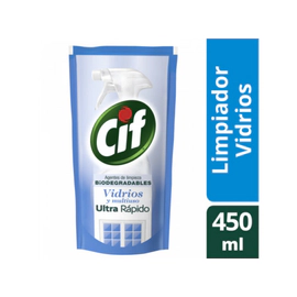 Cif Vidrios Biodegradable Doypack 450 Ml