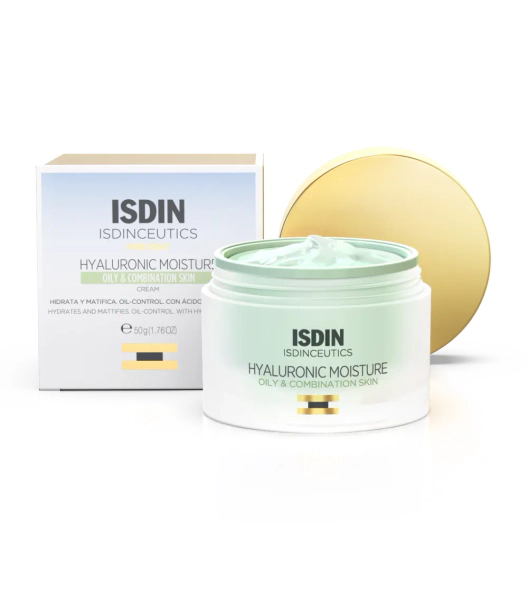 Crema Facial Isdin Hyaluronic Moisture Oily and Combination Skin 50 Gr