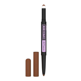 Delineador De Cejas Maybelline Brow Satin Duo Tono 02 Med Brown