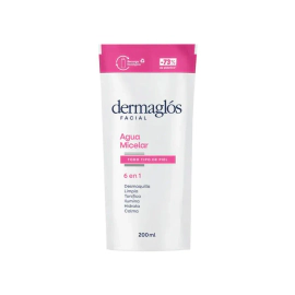 Dermaglós Facial Agua Micelar 6 En 1 Desmaquillante Refill X 200Ml