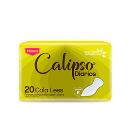 Protector Diario Calipso Cola Less Super Suave 20 Unidades