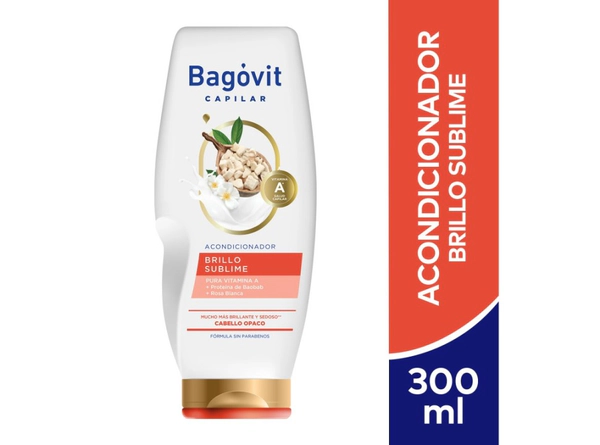Acondicionador Bagovit capilar Brillo sublime x350ml