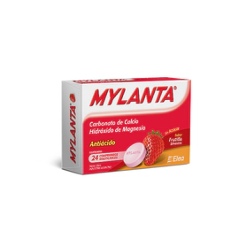 Mylanta Sabor Frutilla 24 Comprimidos Masticables