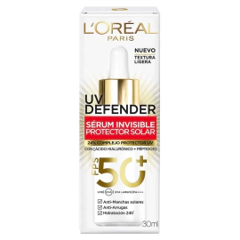Protector Solar L'Oréal Paris Uv Defender Sérum Invisible Fps 50 30 Ml