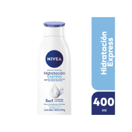 Loción Corporal Nivea Hidratación Express Piel Normal A Seca 400 Ml