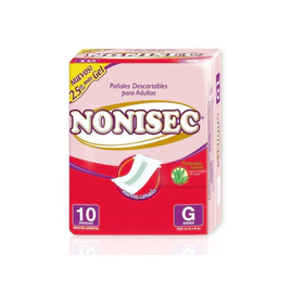 Pañal Adulto Nonisec Talle G X10Un