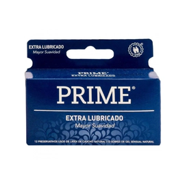 Preservativos Prime Extra Lubricado X12Un
