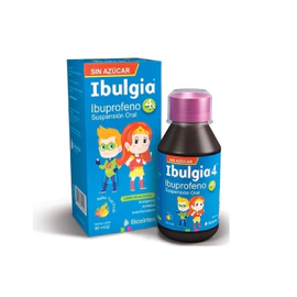 Ibulgia Ibuprofeno 4% sabor Tutti Fruti Suspención 90 Ml
