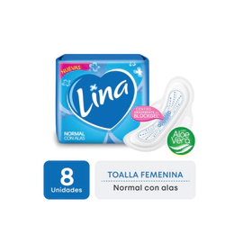 Toallas Lina Anatómicas X 8 Unid