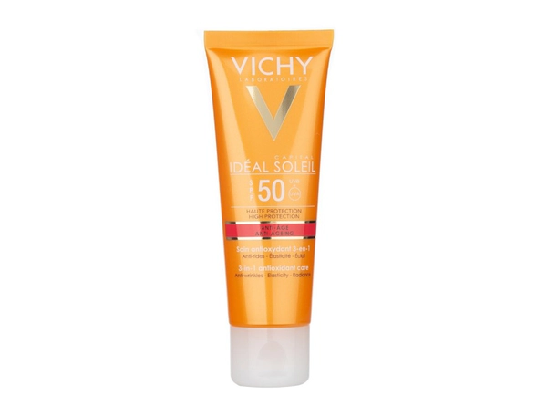 Vichy Ideal Soleil Protector Solar Anti-Edad 3 En 1 Fps 50 50 Ml