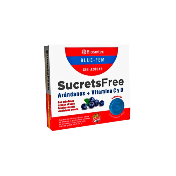 Sucrets Free Blue Fem X9 Caramelos