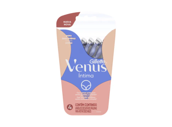 Máquina Afeitar Desechable Venus Intima 4 Un