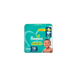 Pañales Pampers Confort Sec Mega Xxg X16Un