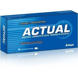 Antiácido Actual Alivio Inmediato 30 comprimidos masticables