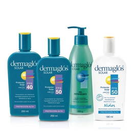 Kit Protector Solar Familiar Dermaglós Fps 40 Y Fps 50