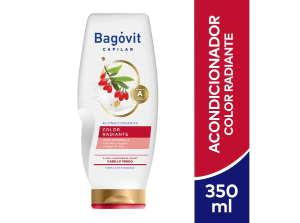Acondicionador Bagovit capilar color radiante x350ml