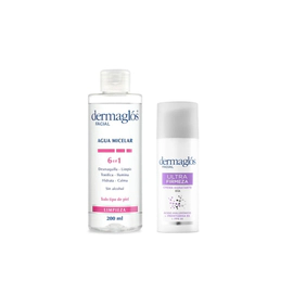 Kit Facial Dermaglós Rutina De Día Ultra Firmeza