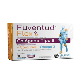 Colágeno tipo II + cúrcuma + omega 3 con pimienta negra y vit C (30 cps)