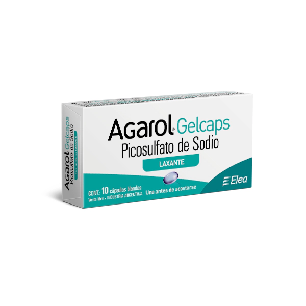Agarol Gelcaps Laxante X10 Cápsulas