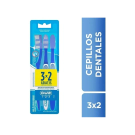 Oral-B 123 Classic 40 Cepillo Dental Suave Pack 3 X 2