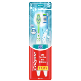 Cepillo de Dientes Colgate Max White Medio 2 U