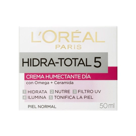 Crema Humectante Día L´Oréal Paris Hidra Total 5 X 50Ml
