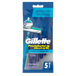 Máquina De Afeitar Gillette Prestobarba Ultragrip 5 Unidades