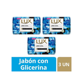 Jabón De Tocador Lux Lirio Azul X125G X3Un