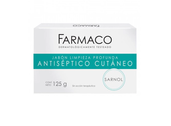 Jabón De Tocador Farmaco Sarnol x125gr