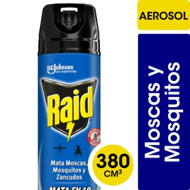 Insecticida Raid Mata Moscas Y Mosquitos X380Mm