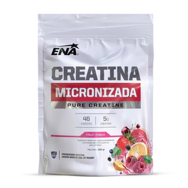 Creatina micronizada sabor fruit punch 300 gr