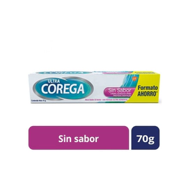Crema Adhesiva Ultra Corega Sin Sabor X70Gr